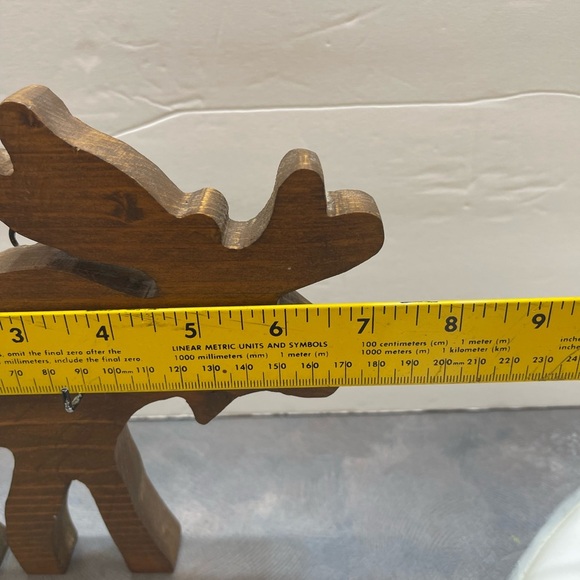Moose Rustic Handmade Keychain Holder Cabin RV House Wood Wall Hanger Hook - Picture 4 of 8